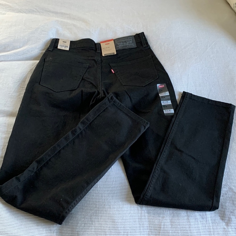 NWT black Levi 511 Slim 29 x 32